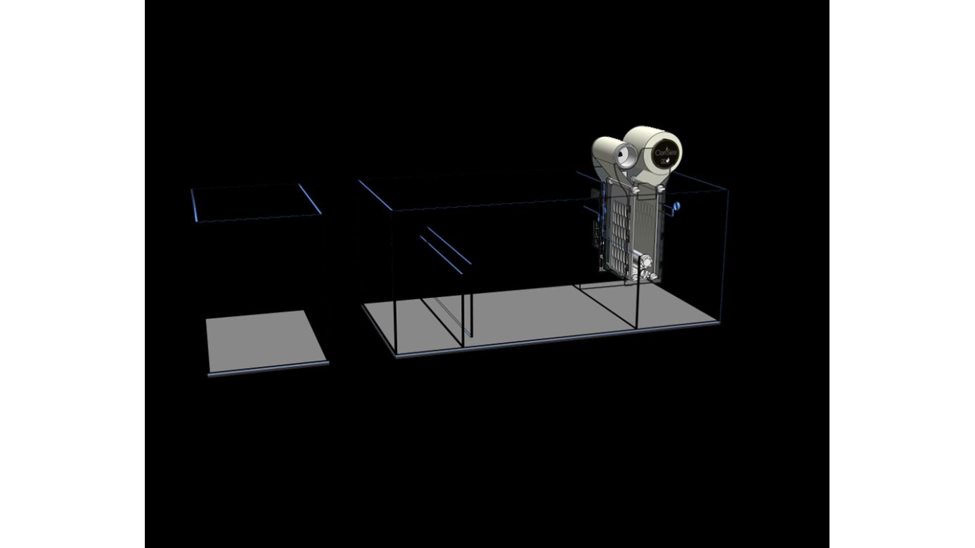 *NEU* D-D AQUA-Pro Reef 2100 Metal Frame Anthracite Gloss Aquariumsystem 210x65x68cm
