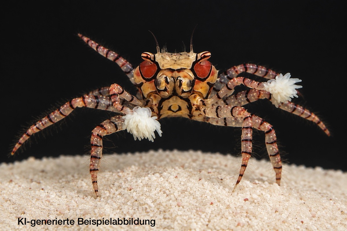 Lybia tesselata - Boxerkrabbe