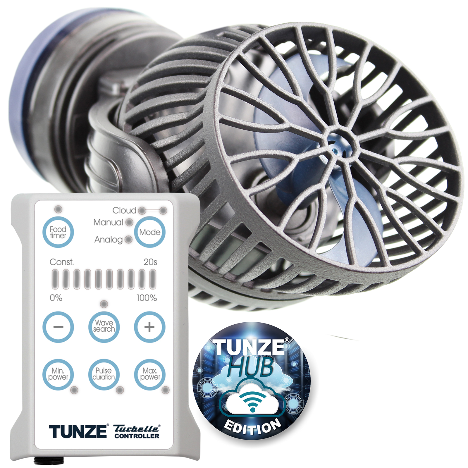 Tunze Turbelle Nanostream 6075 Strömungspumpe HUB Edition (2700-7500 l/h) (6075.005)