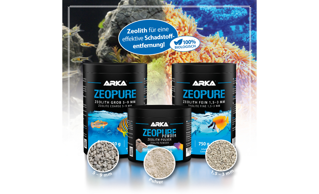 ARKA Zeopure Powder Zeolith Pulver 250 g