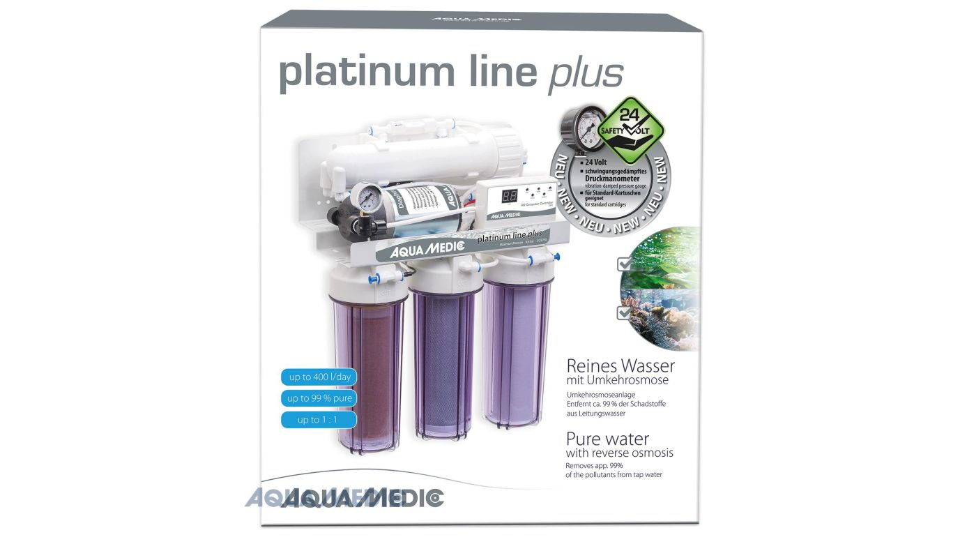 Aqua Medic platinum line plus 24V Umkehrsmoseanlage (max. 400 l/Tag)