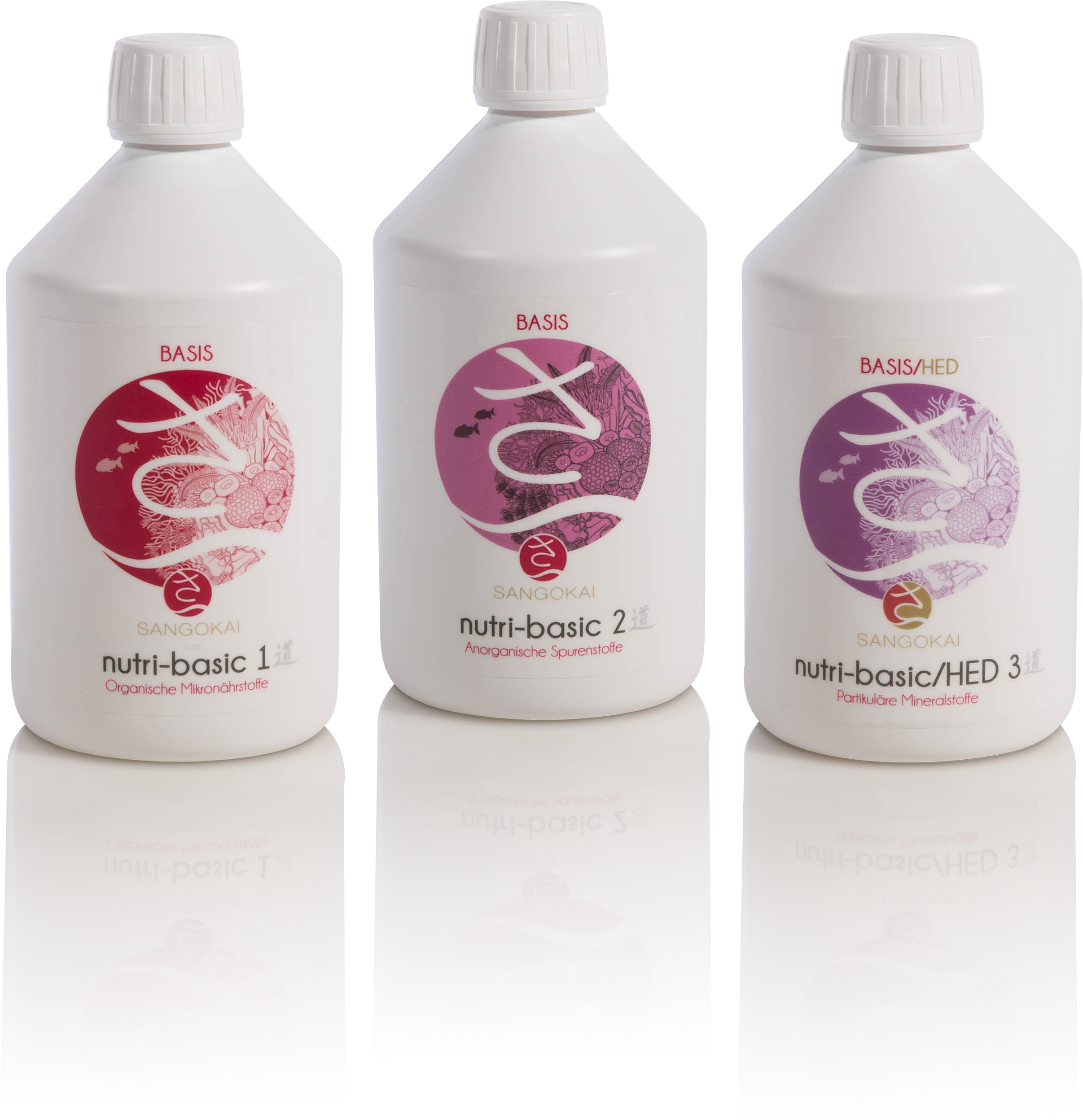 Sangokai nutri-basic #1, 2, 3 250 ml Sparset