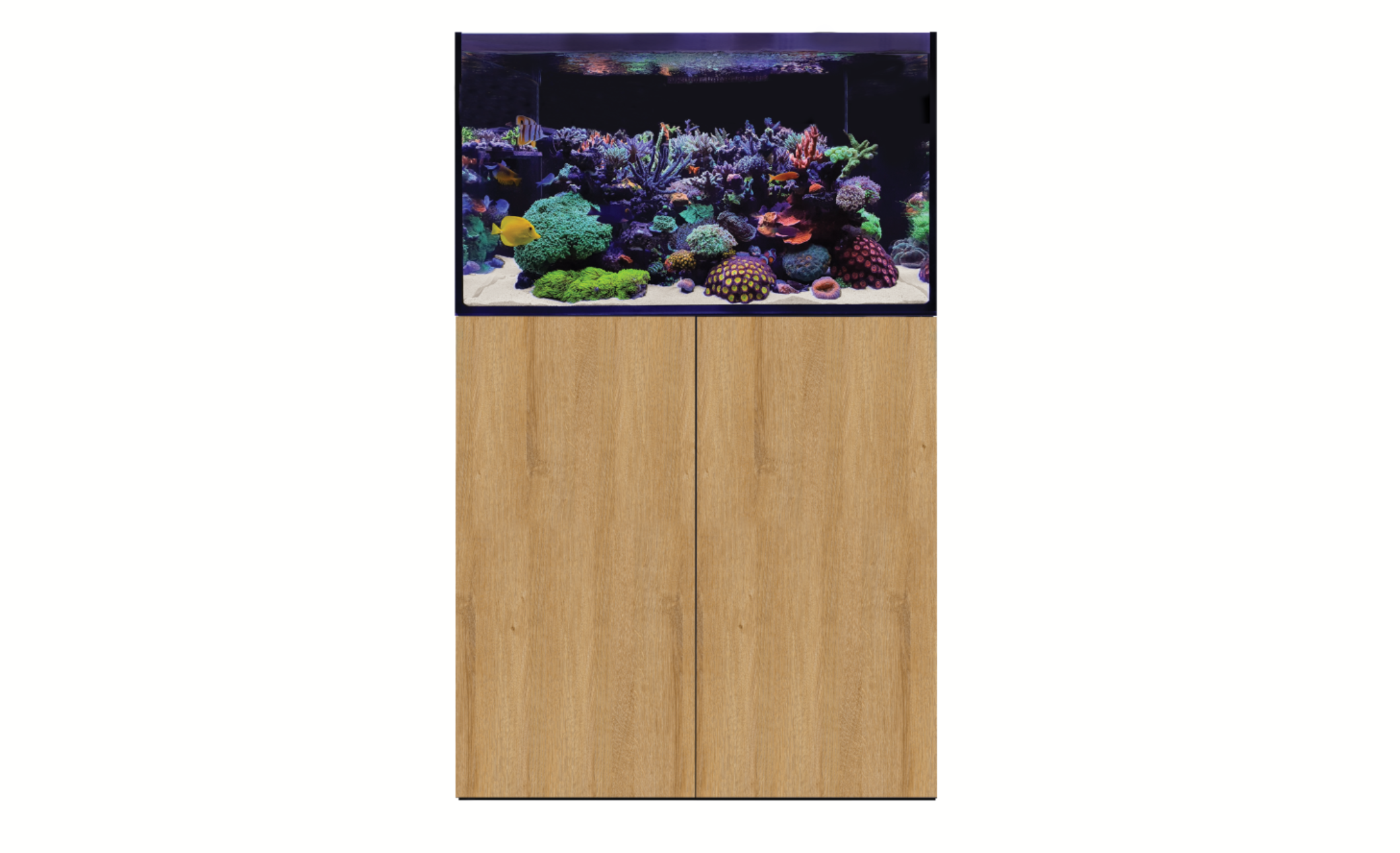 D-D AQUA-Pro Reef 900 Natural Oak 90x50x56cm Aquariumsystem mit Holzschrank