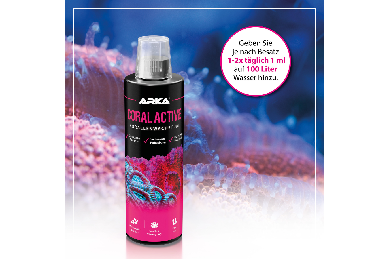 ARKA Coral Active Korallenwachstum & Farbenpracht 118 ml
