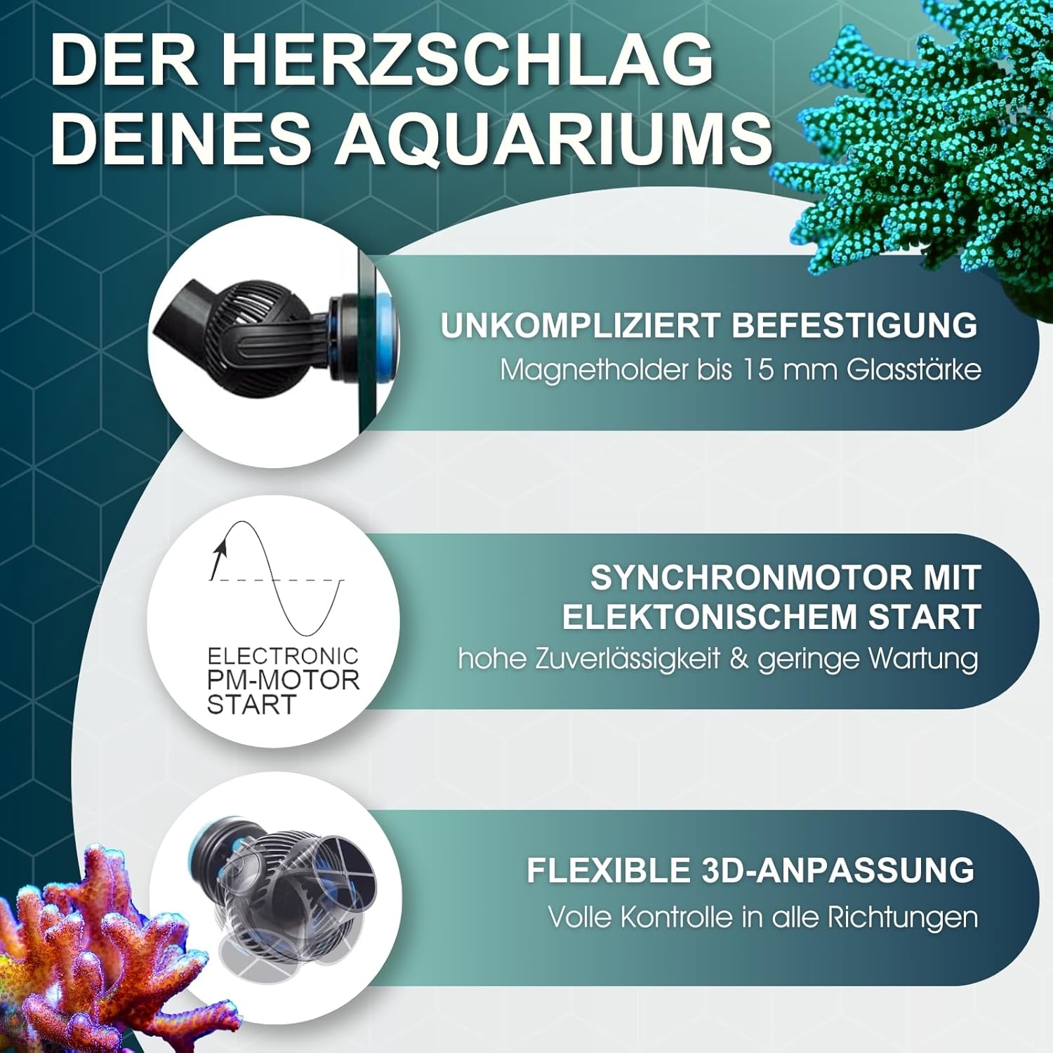 Tunze Turbelle e-jet 1605 Strömungspumpe (1600 l/h) (1605.000)