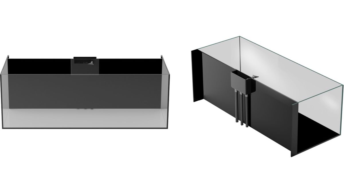 *NEU* Giesemann CHROMA 500 Marine 160x60x55cm CHROMA Dekor Holz - Jetblack matt