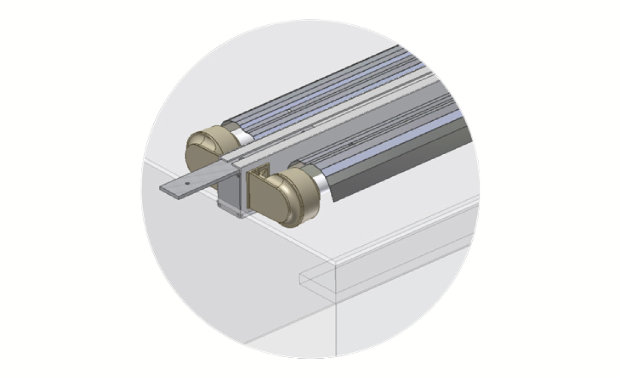Giesemann RAZOR 2x 24 W T5 inkl. Reflektoren 60 cm
