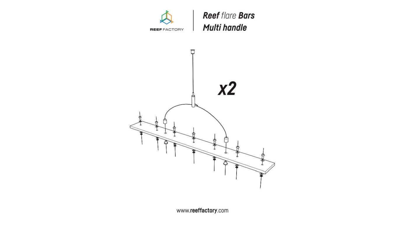 Reef Factory Reef flare Bar 2 Multi handle (2 St.)