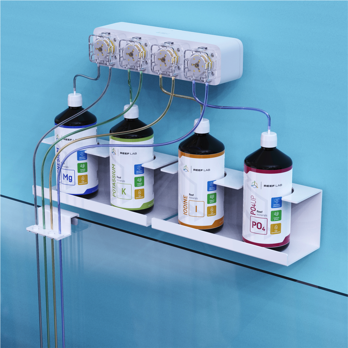 Reef Factory Minerals Holder für 1 Liter Flaschen (zweifach)