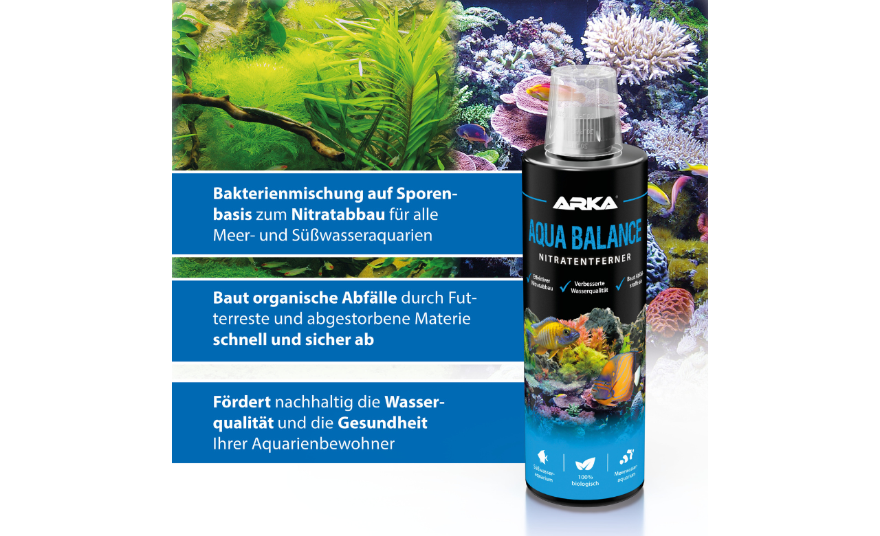 ARKA Aqua Balance Nitratentferner/Langzeitpflege 473 ml