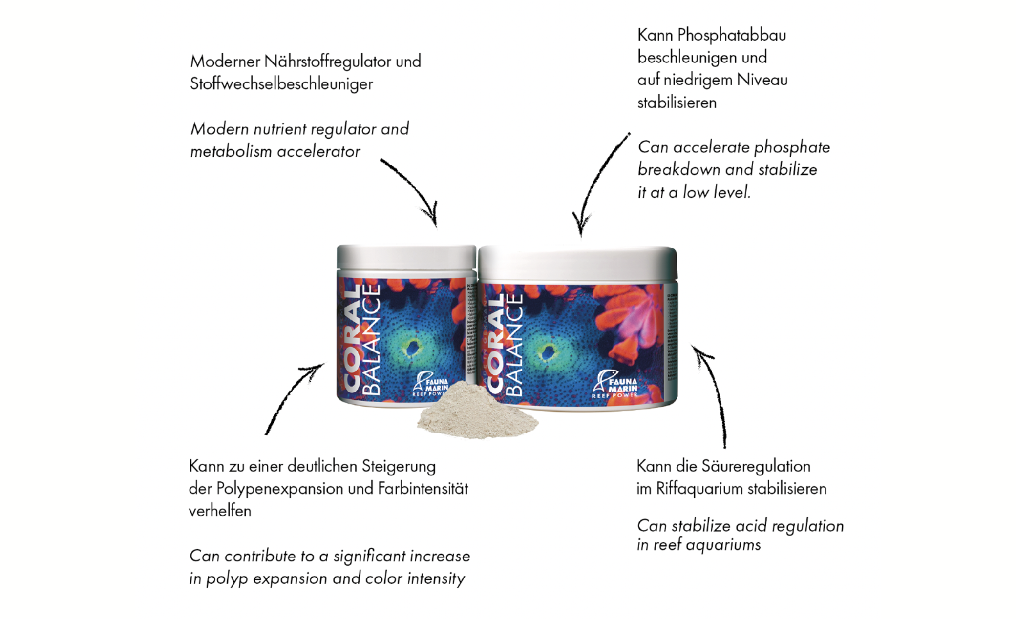 Fauna Marin Coral Balance Futter/Entgiftung/Regulierung 180 g