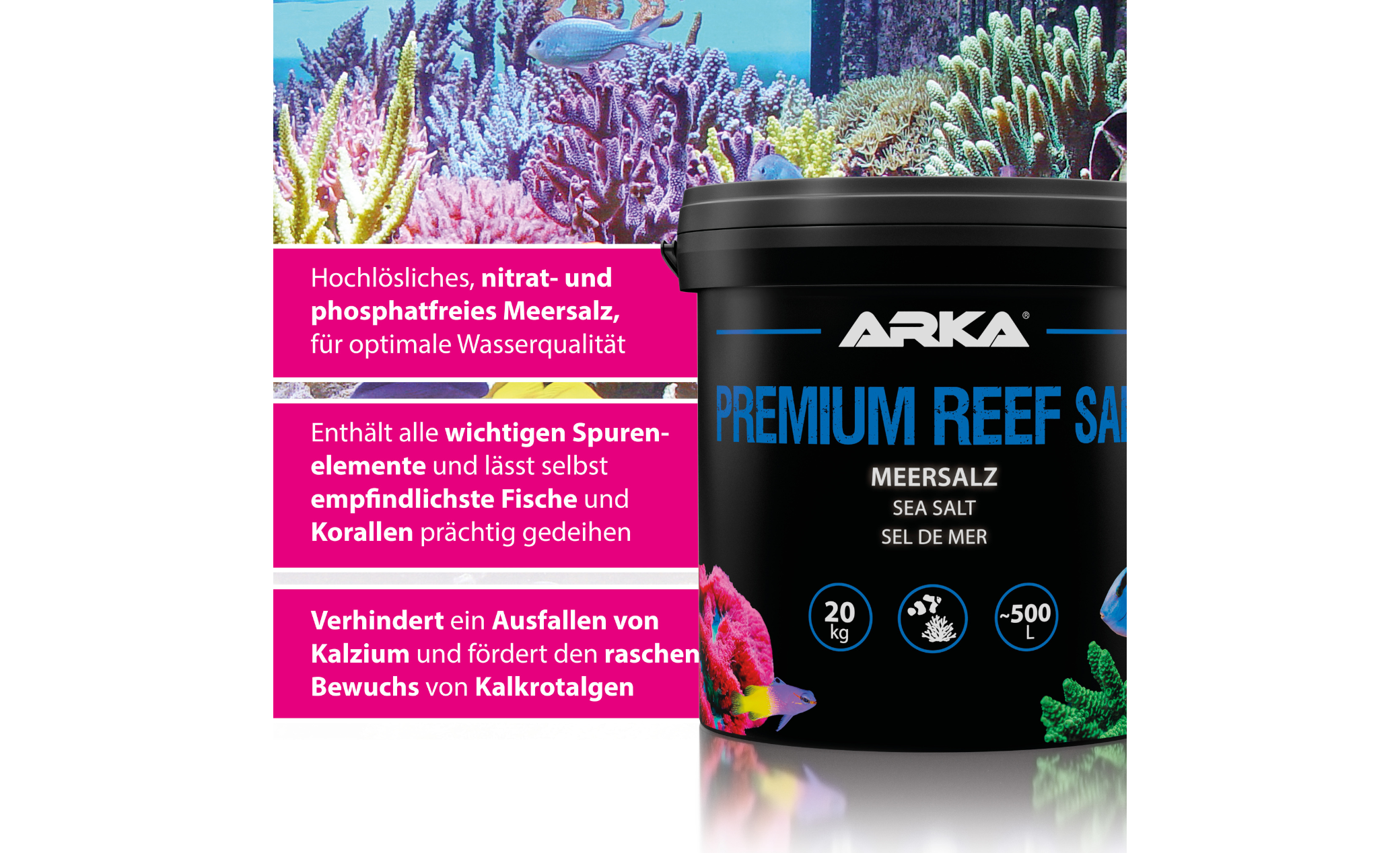 ARKA Premium Reef Salt Meersalz 10 kg