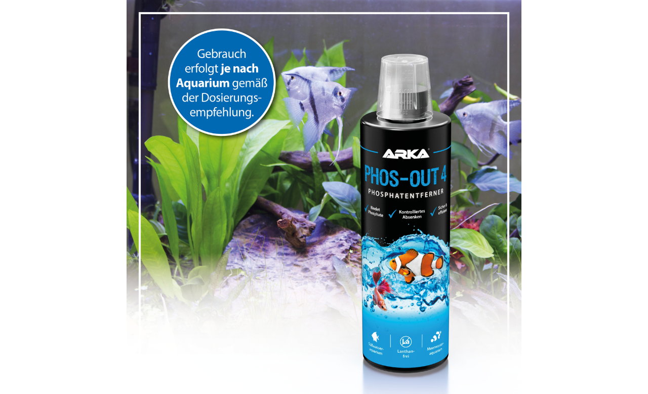 ARKA Phos-Out 4 flüssiger Phosphatentferner 473 ml