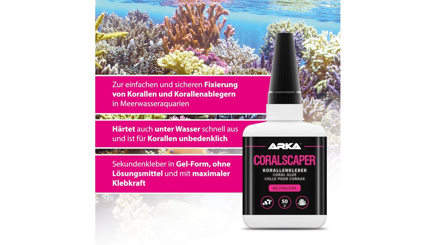 ARKA Coralscaper Gel Korallen Sekundenkleber 50 g