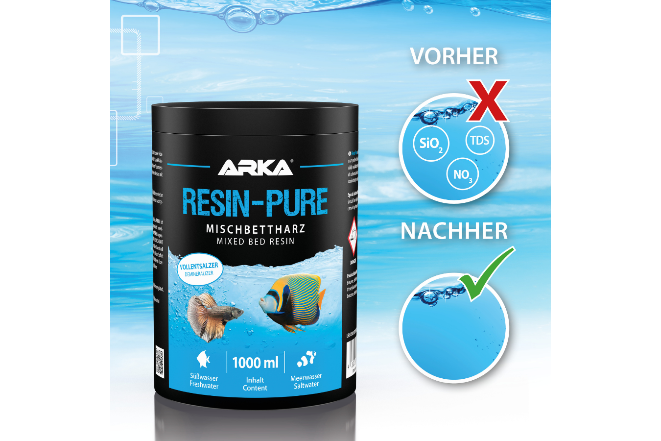 ARKA Resin Pure Mischbettharz 1 Liter