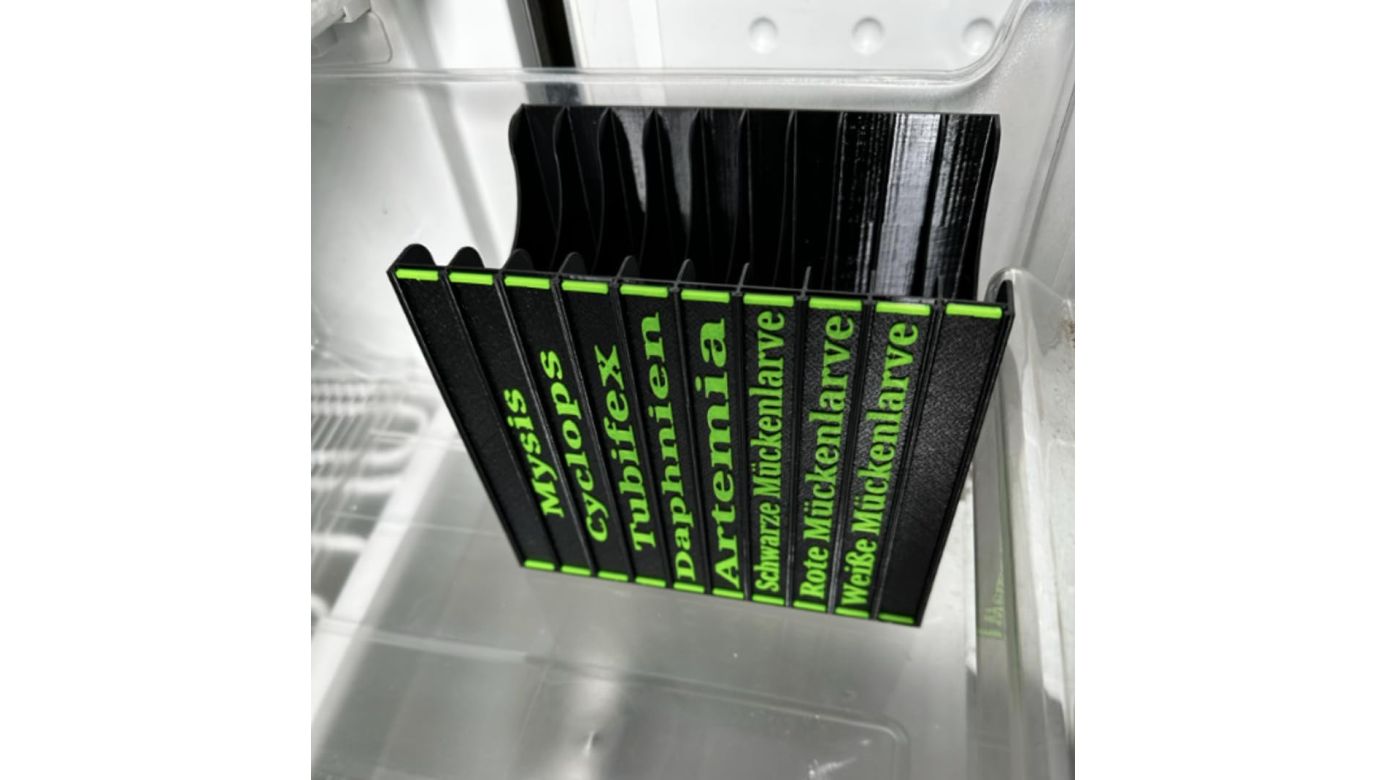 Frostfutterbox Organizer 10-fach inkl. Beschriftung