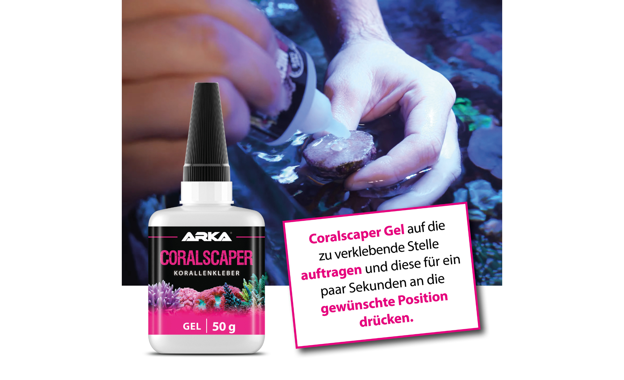 ARKA Coralscaper Gel Korallen Sekundenkleber 50 g