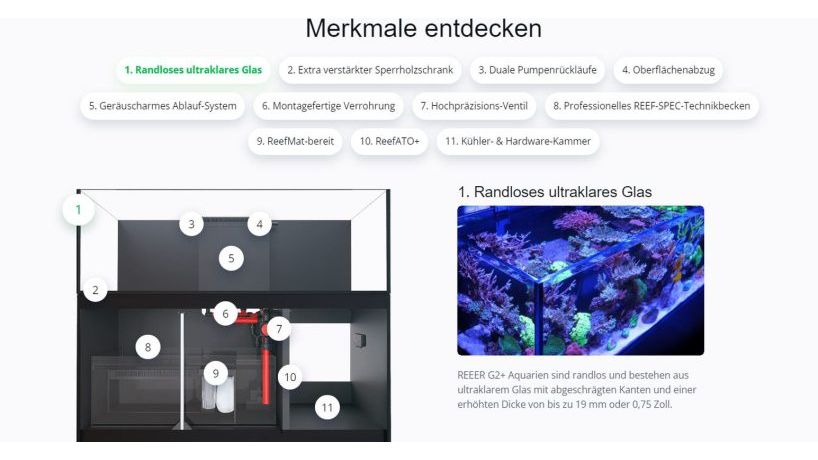 Red Sea REEFER™ G2 S 850 Complete System Schwarz (R43300G2P-EUR)